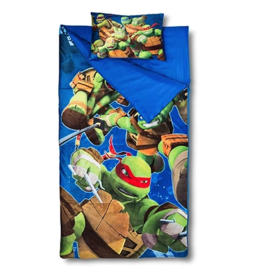 TMNT ニンジャタートルズ シーツと枕カバーのセット Teenage Mutant Ninja Turtles Kids Bedding Sheet Set with